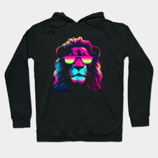 Synthwave Lion #2 Hoodie